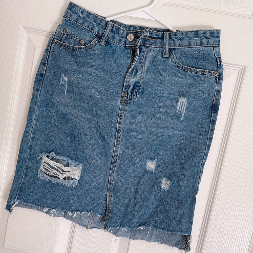 Denim skirt